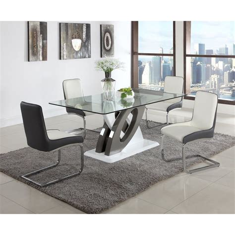 Expandable dining tables are always good to have in the house. Somette Sophie Two-Tone Bucket-Style Brewer Chair (Set of ...