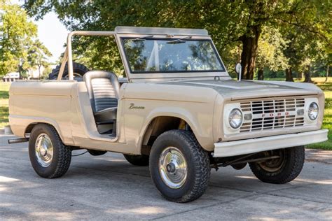 No Reserve 1966 Ford Bronco Roadster 3 Speed For Sale On Bat Auctions