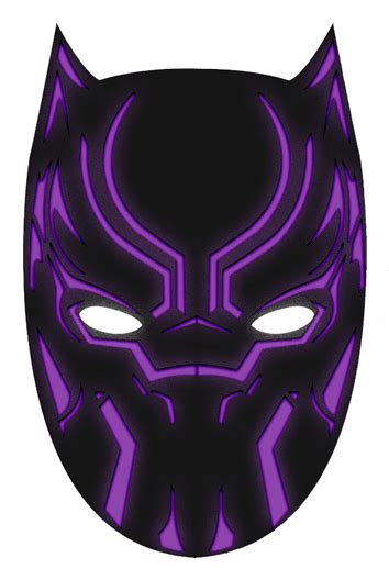 Black Panther Sticker Black Panther Mask Png 528x528 Png Download