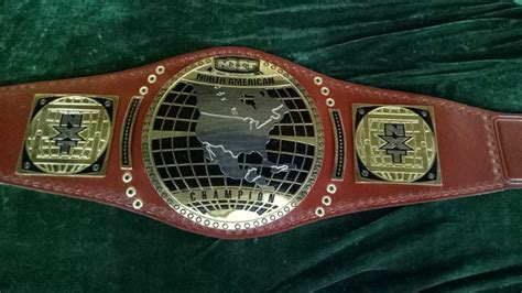 Wwe Nxt North American Championship Belt Real Leather Thick Metal