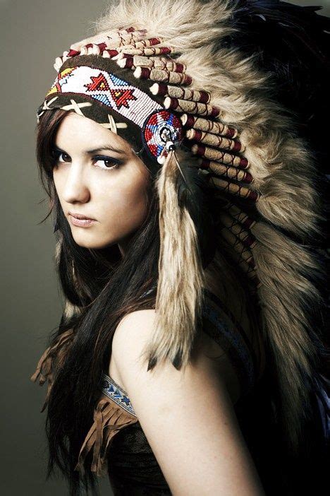 Indian Head Dress Native American Headdress American Indian Girl