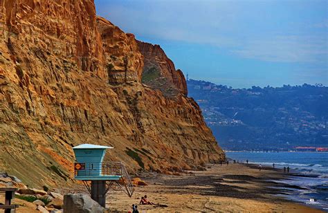 I took my daughters hiking at the torrey pines beach trail in la jolla! Torrey Pines Beach Photograph by Russ Harris