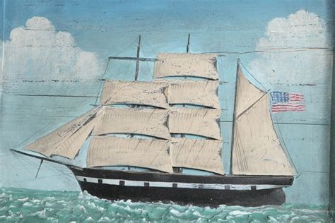 Late 19th Century Naive Sailing Vessel Diorama At 1stdibs
