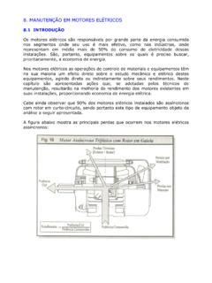 MANUTENÇÃO EM MOTORES ELÉTRICOS manuten o em motores el tricos pdf PDF PRO