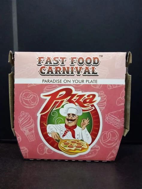 Single Phase Ply Printed Pizza Box Capacity Medium At Rs Piece In Mumbai