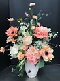 Large Peachy Spring Arrangement 2017 by Andrea | Spring flower ...