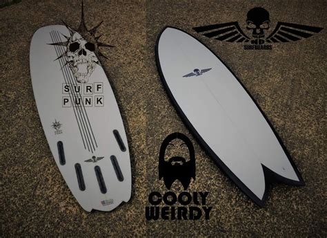 Surf Punk Shortboard And Cooly Weirdy Fish Surfboard Design