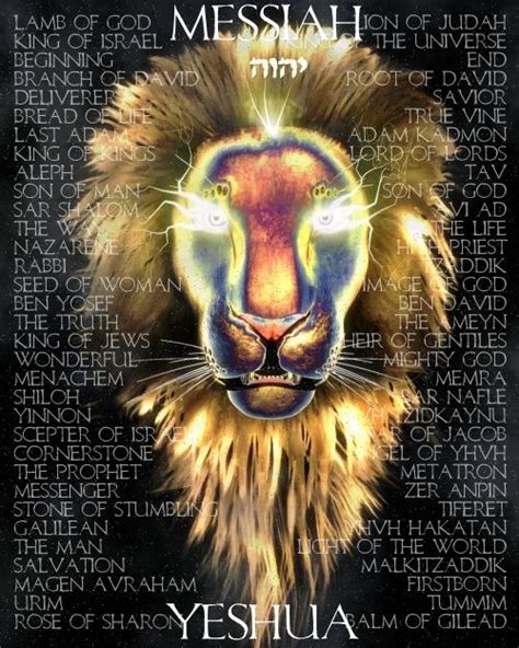 Yeshua Lion Of Judah Tribe Of Judah Lion