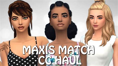 The Sims 4 Maxis Match Haul Youtube