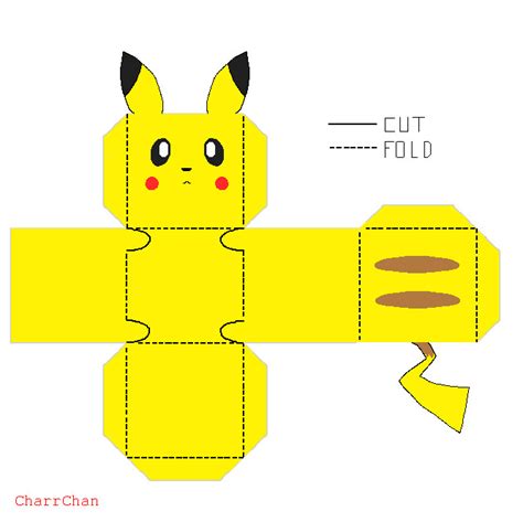 Pikachu Papercraft By Charrchan On Deviantart