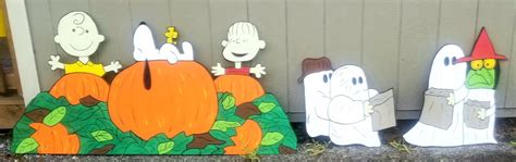 Charlie Brown Pumpkin Patch Custom Cutout Halloween Items Yard Decor