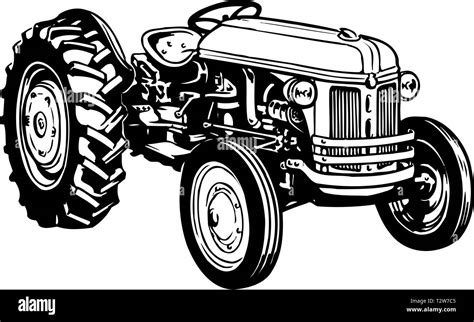 Tractor Vector Illustration Stock Vector Image And Art Alamy