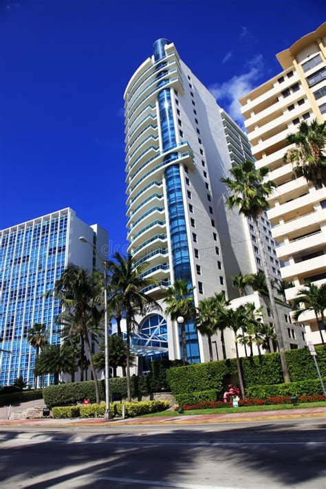 Luxurious Apartment Building In Miami Florida Editorial Photo Image