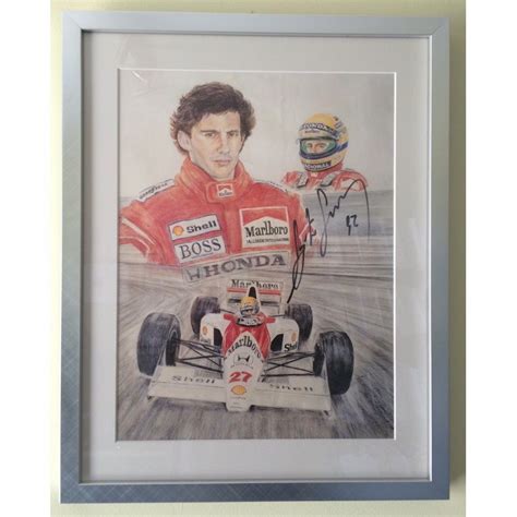 Ayrton Senna Genuine Authentic Signed Autograph Signatu