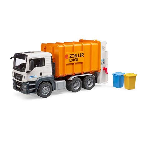 Jual Bruder Toys 3762 Man Tgs Rear Loading Garbage Truck Orange