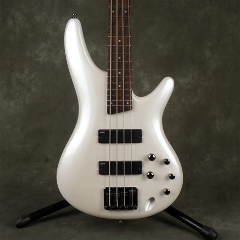 Ibanez Sr300 Bass Guitar White Pearl 2nd Hand Rich Tone Music