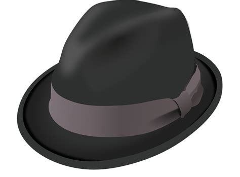 Hat Trilby Black · Free Vector Graphic On Pixabay
