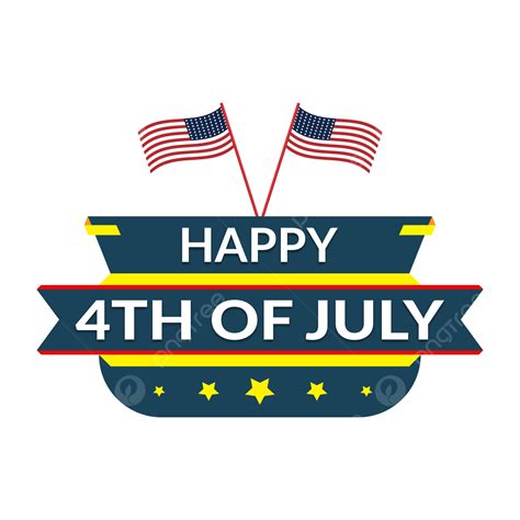 dibujado a mano 4 de julio estados unidos américa día de la independencia celebración png 4 de