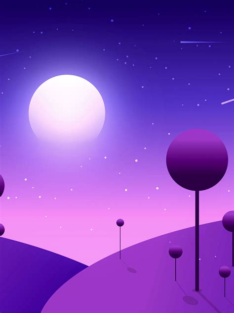 1650x2200 Purple 4k Strange Planet Illustrator 1650x2200 Resolution