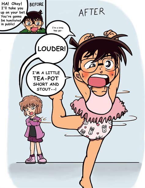 Conan Loses A Bet The Diapered Ballerina By Sdcharm On
