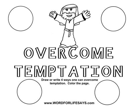 Crafts For Teaching The Temptations Of Jesus Sunday School Lessons