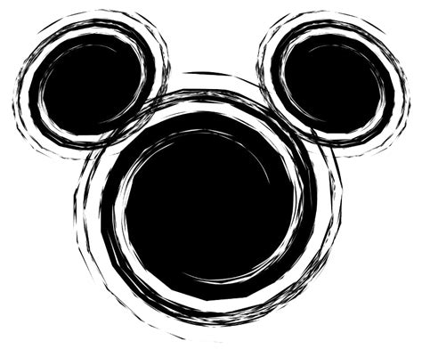 Outline Of Mickey Mouse Head