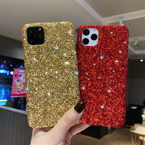 Cute Bling Glitter Girls Phone Case Cover F Iphone 11 Pro Max 7 8 Plus