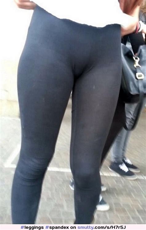 Leggings Spandex Yogapants Slut Cameltoe Legs Thick Seethrough