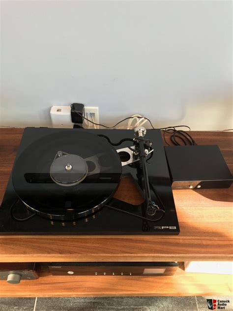 Rega Rp8 Black Turntable With Rb808 Arm In Mint Like New Condition
