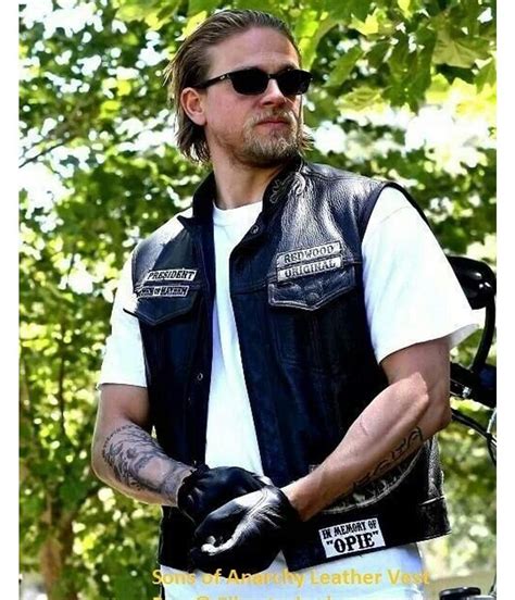 Biker Jax Teller Soa Sons Of Anarchy Vest Jackets Masters