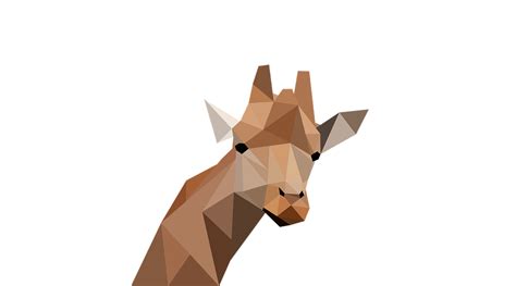 Giraffe Low Poly Animals Close · Free image on Pixabay