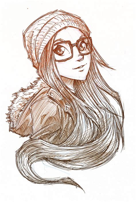 Hipster Girl By Arucardpl On Deviantart