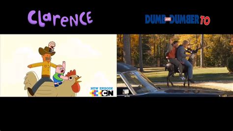 Trailer Mashup Comparisons Clarence Dumb And Dumber To Youtube