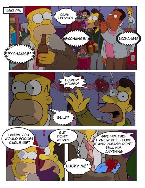 Post 4917436 Carl Carlson Christmas Homer Simpson Itooneaxxx Lenny Leonard The Simpsons Comic