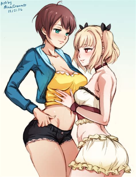 Daily Sketch New Game Yun And Hajime By Minacream Hentai Foundry