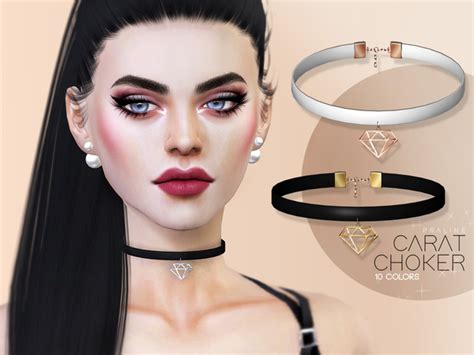 Carat Choker By Pralinesims At Tsr Sims 4 Updates