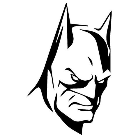 Batman Head Drawing Free Download On Clipartmag
