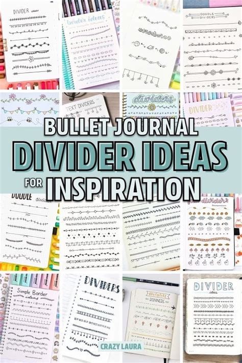 15 Best Bullet Journal Divider Ideas For 2020 In 2020 Bullet Journal
