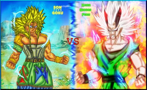 Xicor who lives on a constant level. SSJ5 Goku vs Xicor (Second Form) -Dragon Ball AF- by ...