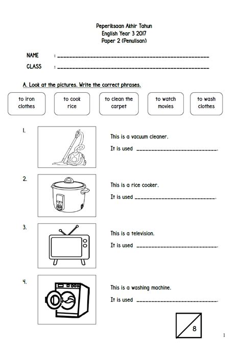 We offer image worksheet english year 2 kssr worksheet year 1 english is similar, because our website concentrate on this category, users can get find out the newest pictures of worksheet english year 2 kssr worksheet year 1 english here, and also you can obtain the picture here simply. ASH THE TEACHER: Year 3 Final Exam Papers (EASY)