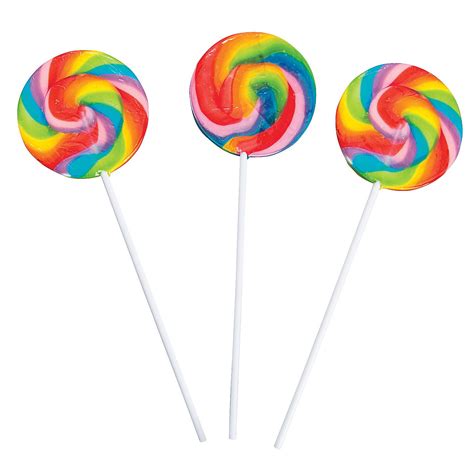Fun Express Swirl Lollipops Large 2 34 Inch Suckers 6