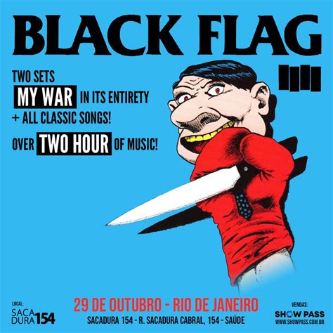Show Pass Apresenta Black Flag Rio De Janeiro Brasil