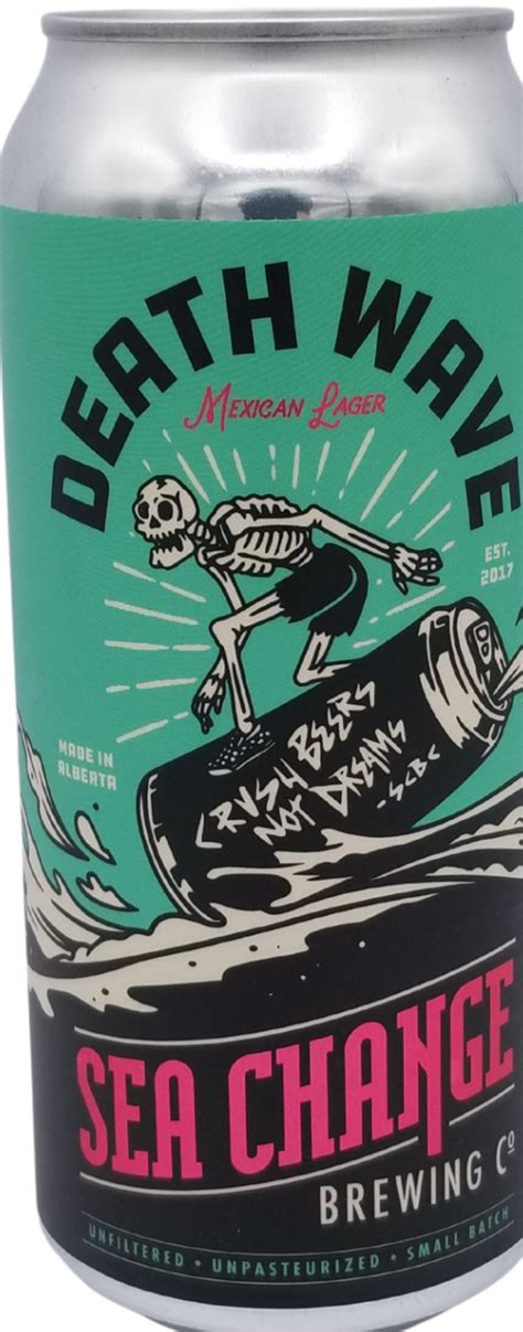 Sea Change Death Wave Mexican Lager 473 Ml Can Keg N Cork Liquor