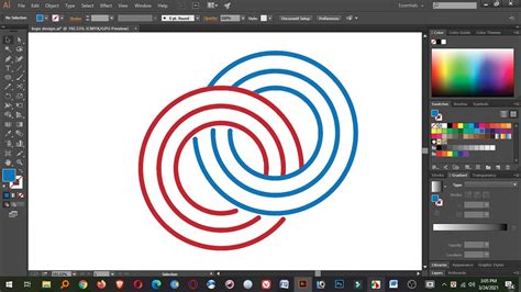 How To Make Circle Line Logo In Illustrator Round Logo Design Adobe