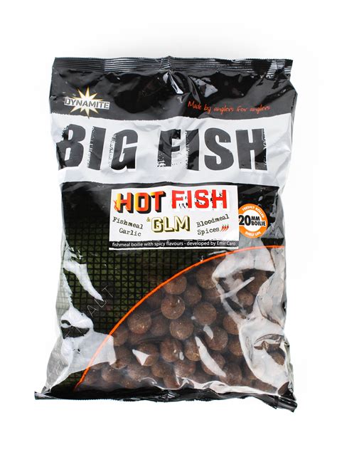 Бойлы Dynamite Baits Hot Fish Glm 20мм 18кг купить в интернет магазине