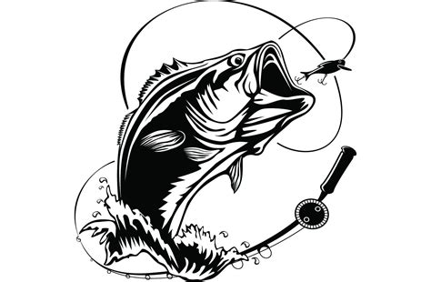 Fishing Fish Fishing Pole Vinyl Decal By Cityvinyl On Etsy Fish