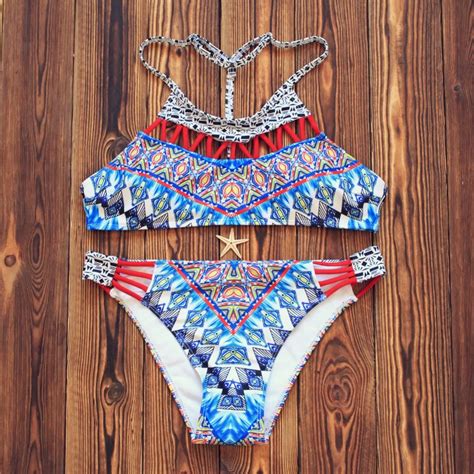 Top Sexy Bikinis Women 2017 Swimsuit Bathing Suit Beach Bikini Set Hollow Straps Swimwear De Las