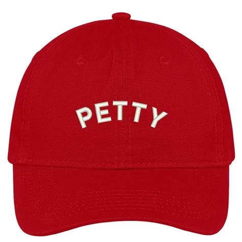 Stitchfy Petty Embroidered Low Profile Deluxe Cotton Cap Dad Etsy