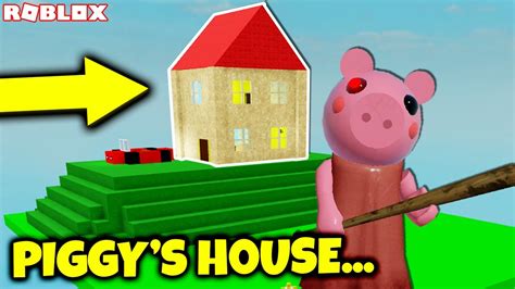 I Built Piggys House In Roblox Piggy Youtube