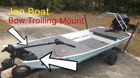 Aluminum Boat Builders Ontario Mod Diy Jon Boat Trolling Motor Mount